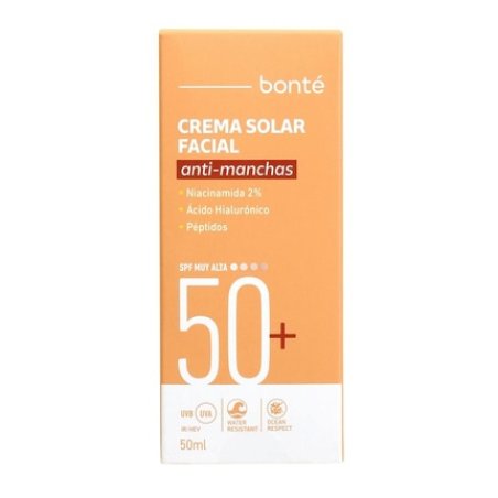 Bonte Facial Sunscreen Cream Antistain Spf 50 50ml