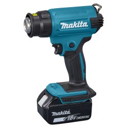 Makita DHG180Z pistolet thermique Pistolet d’air chaud 200 l/min 550 °C Noir, Bleu