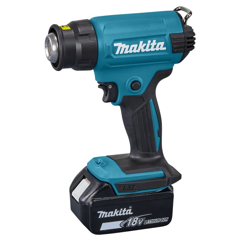 Makita DHG180Z pistolet thermique Pistolet d’air chaud 200 l/min 550 °C Noir, Bleu