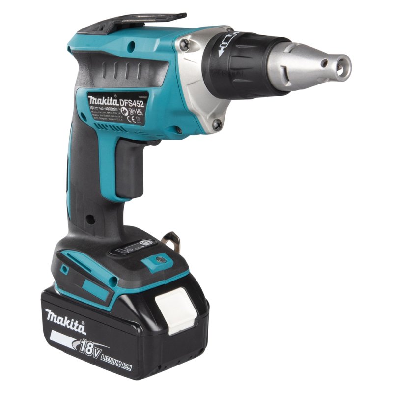 Makita DFS452TJX2 visseuse électrique et visseuse à percussion 4000 tr/min Noir, Bleu, Gris