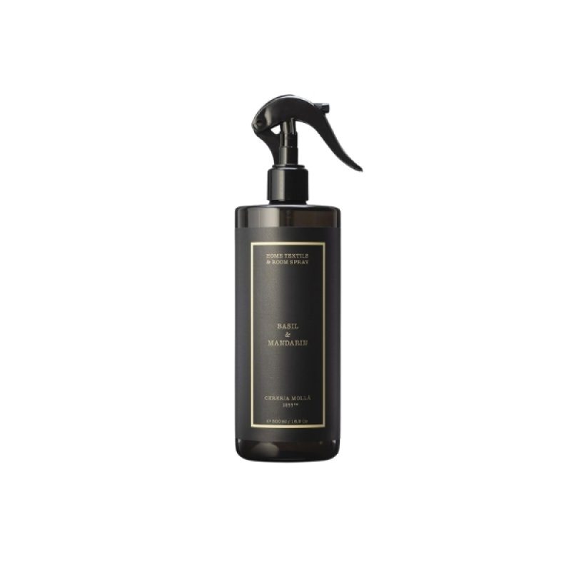 Cereria Molla Home Textile Room Spray Basil Mandarin 500 Ml
