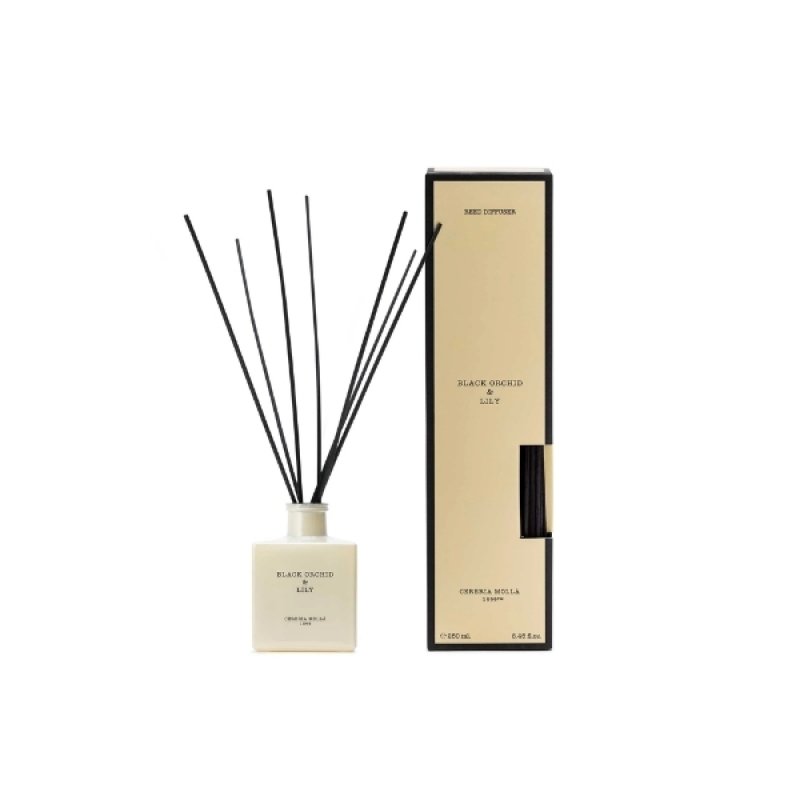 Cereria Molla Premium Reed Diffuser Black Orchid Lily 250 Ml