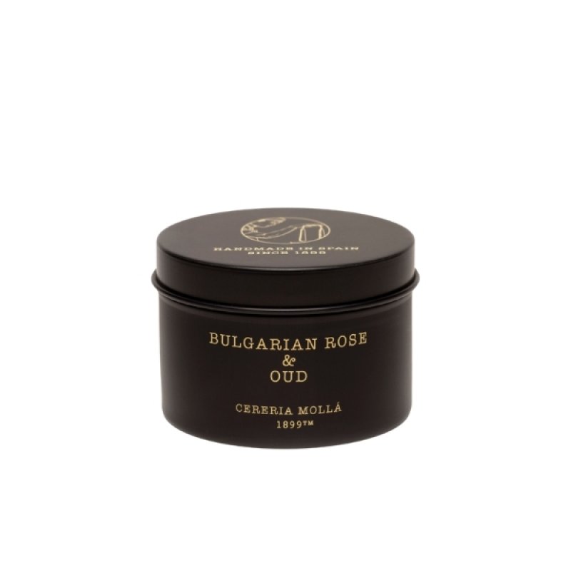 Cereria Molla Tin Travel Candle Bulgarian Rose 90 Grams
