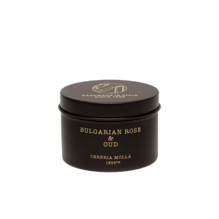 Cereria Molla Tin Travel Candle Bulgarian Rose 90 Grams