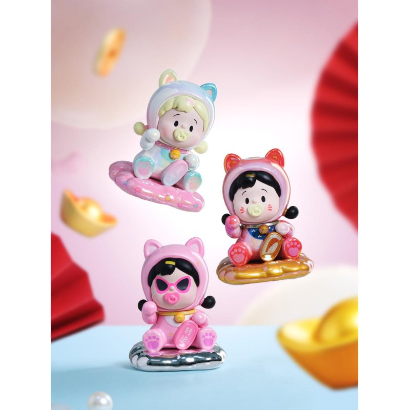 FANCY UP - Hanamaki Fortune Cat Series BLIND BOX (8pcs) - 8cm