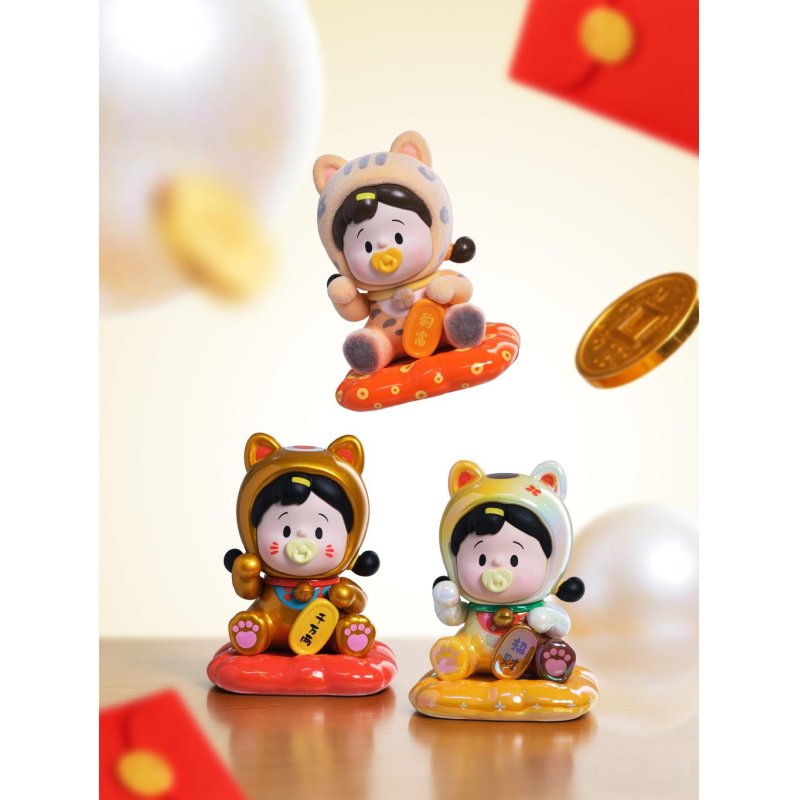 FANCY UP - Hanamaki Fortune Cat Series BLIND BOX (8pcs) - 8cm