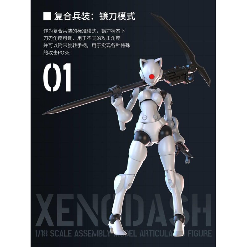 SHEIK MAINLAND - Xenodash (Blanc) - Model Kit 1/18