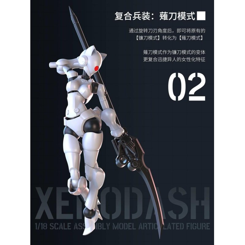 SHEIK MAINLAND - Xenodash (Blanc) - Model Kit 1/18