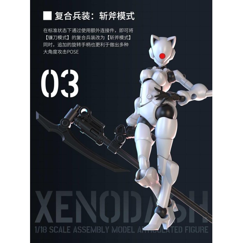 SHEIK MAINLAND - Xenodash (Blanc) - Model Kit 1/18
