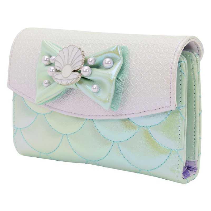 LA PETITE SIRENE - Iridescent Pearl - Portefeuille LoungeFly