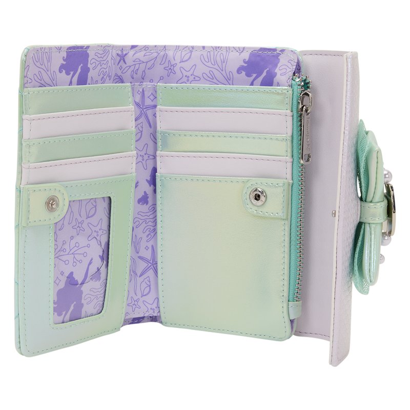 LA PETITE SIRENE - Iridescent Pearl - Portefeuille LoungeFly