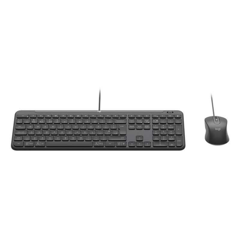 Logitech 920-013348 clavier Souris incluse Bureau USB QWERTY Anglais britannique Graphite