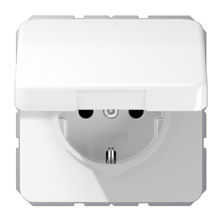 JUNG CD 1520 BFKIKL WW outlet box Type F White
