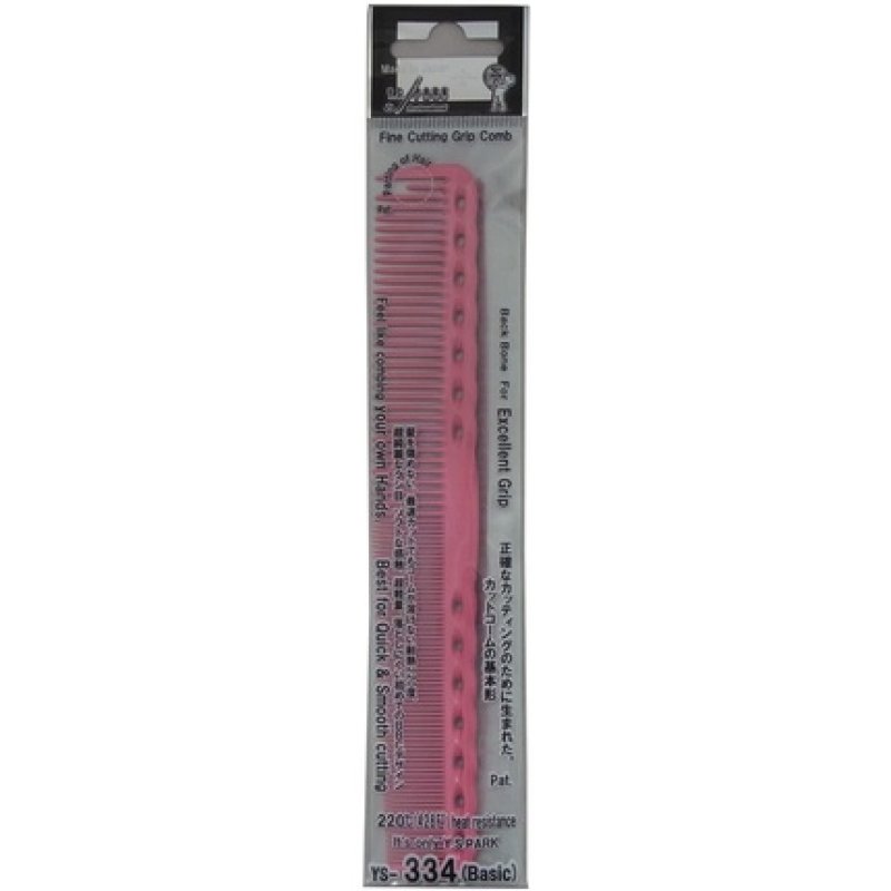 YS Park 334 Fine Cutting Grip Comb Pink