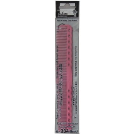 YS Park 334 Fine Cutting Grip Comb Pink