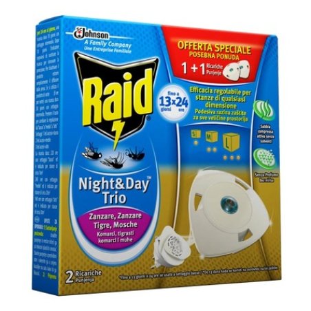 Raid Antimosquito Night & Day Refill 2 Pieces