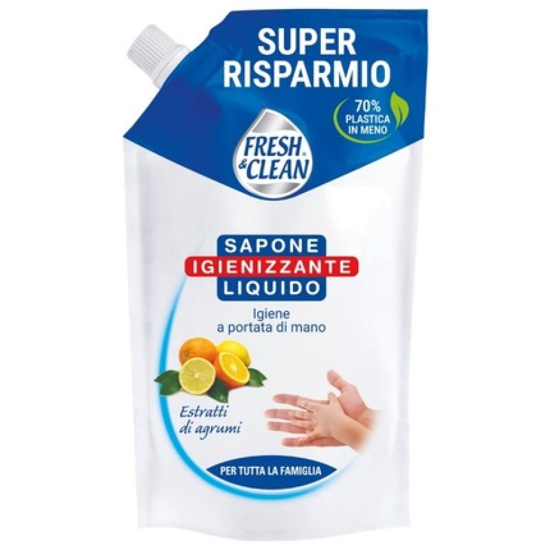 Fresh & Clean Liquid Soap Eco Ricicled 500 Milliliters Citrus