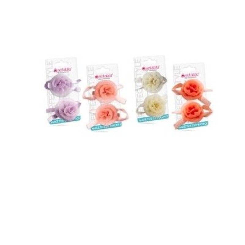 Setablu Hair Clip Flower 2 Pieces Color