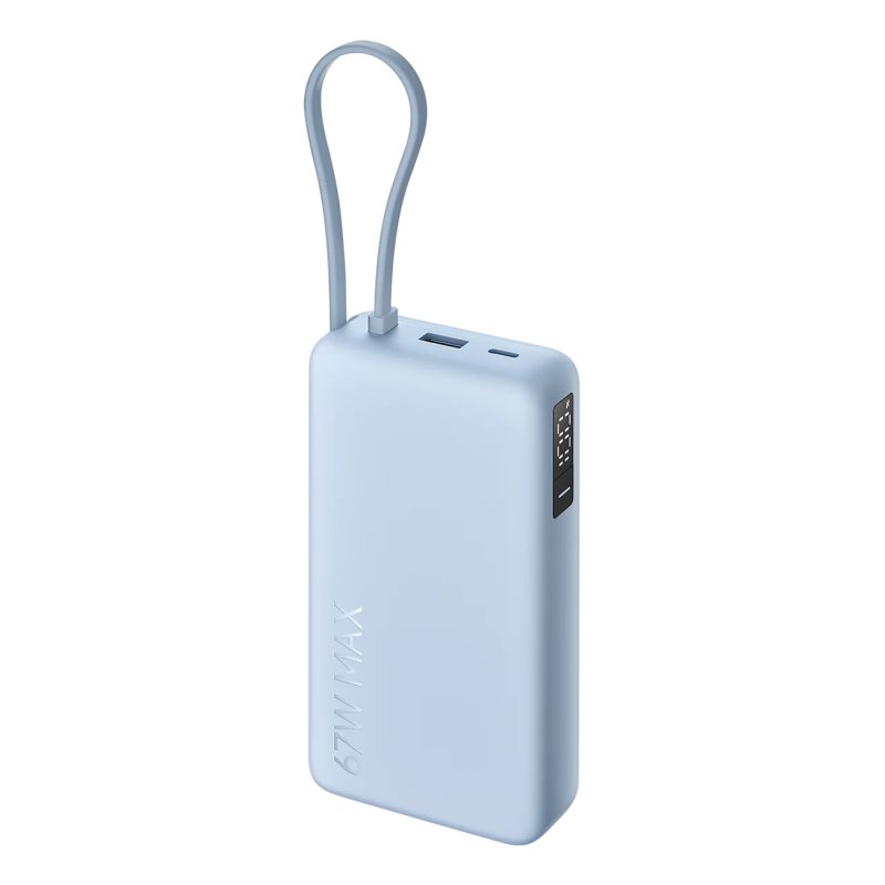 Xiaomi 67W Power Bank 20000 Lithium-Ion (Li-Ion) 20000 mAh Bleu