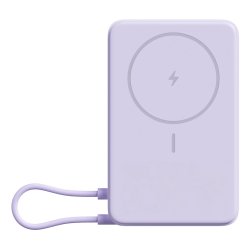 POWERBANK XIAOMI 33W MAGNETIC POWER BANK 10000 BUILT-IN STAND PURPLE