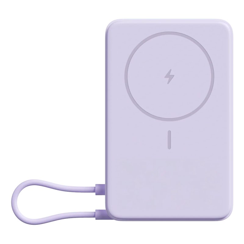 POWERBANK XIAOMI 33W MAGNETIC POWER BANK 10000 BUILT-IN STAND PURPLE