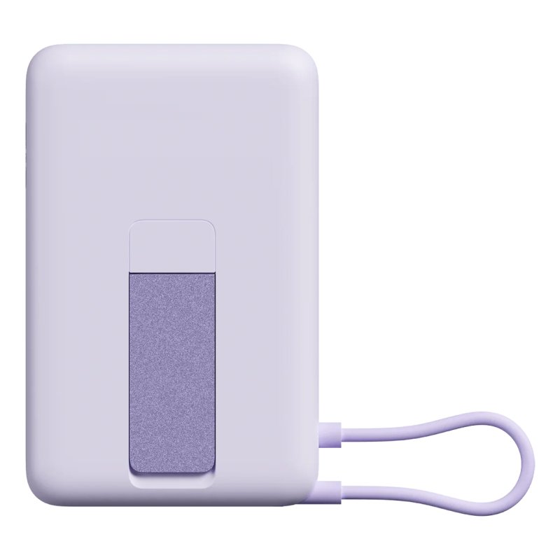 POWERBANK XIAOMI 33W MAGNETIC POWER BANK 10000 BUILT-IN STAND PURPLE