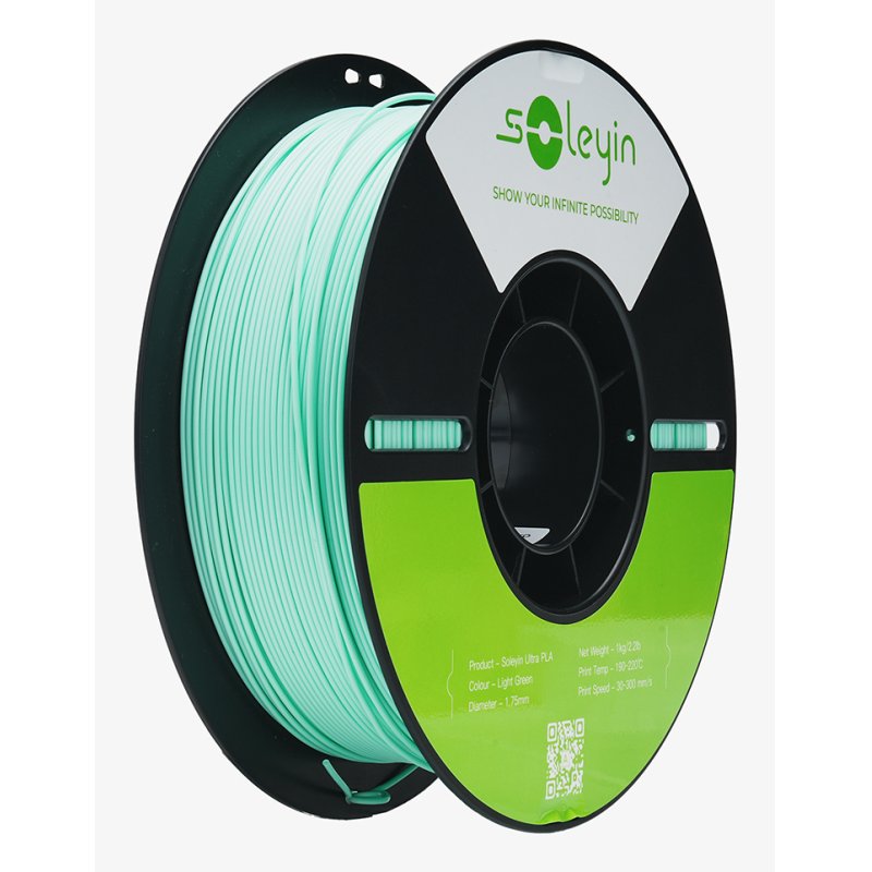 SOLEYIN ULTRA PLA 1,75mm LIGHT GREEN 1kg