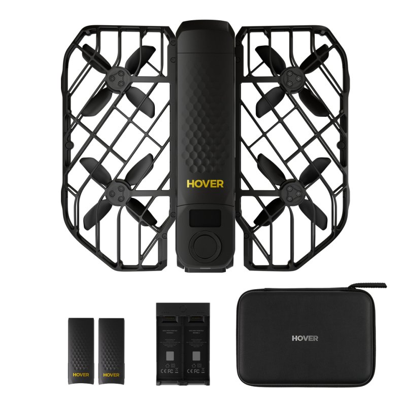 HOVERAir X1 Pro Max 4 rotors Quadcoptère 48 MP 1920 mAh Noir