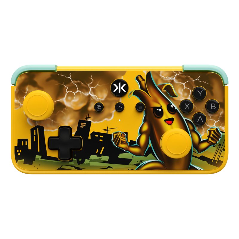 CRKD NEO S Peely Fortnite Edition Multicolore, Jaune Bluetooth/USB Manette de jeu Android, Nintendo Switch, PC,