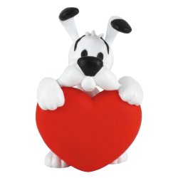 FIGURINE PVC - IDÉFIX COEUR ROUGE