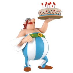 FIGURINE PVC - OBELIX JOYEUX ANNIVERSAIRE