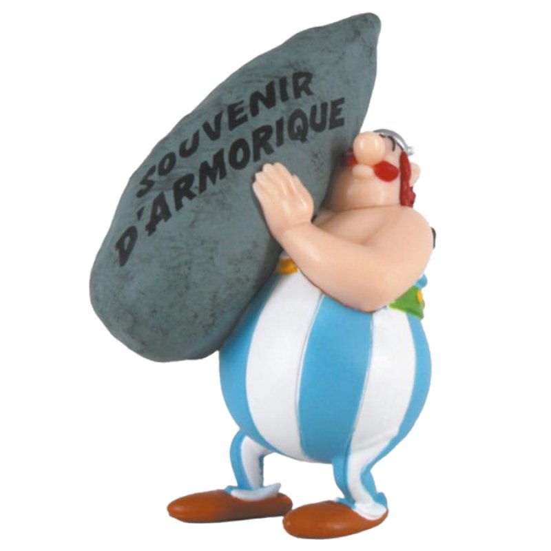 FIGURINE PVC - OBELIX MENHIR MESSAGE
