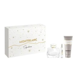 Mont Blanc Signature Eau De Parfum 90ml Eau De Parfum 75ml Body Lotion 100ml