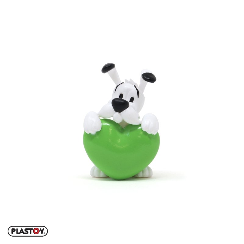 FIGURINE PVC - IDÉFIX COEUR VERT