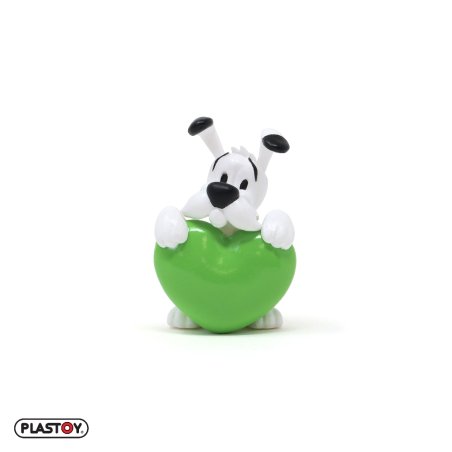 FIGURINE PVC - IDÉFIX COEUR VERT