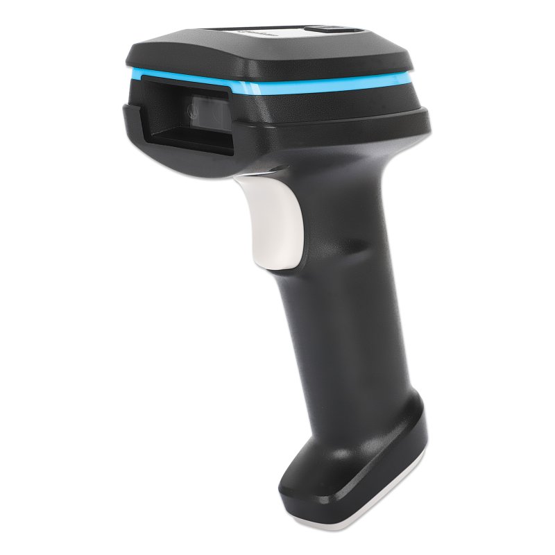 Manhattan Wireless 2D Handheld Barcode Scanner, 250mm Scan Depth, up to 80m effective range (line of sight), Max