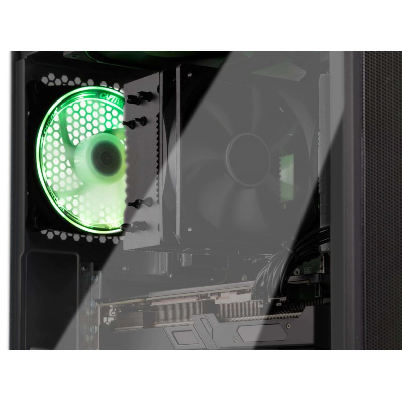 CAPTIVA PC Highend Gaming R89-897 (Ryzen 9 7900X/RTX5070 12GB GDDR7/SSD 2TB/64GB/WLAN/Windows 11 Home 64-bit) AMD