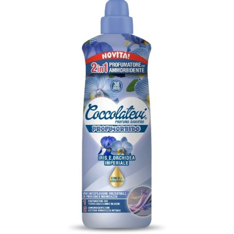 Coccolatevi 2 In 1 Fabric Softener 760 Milliliters Iris Flower