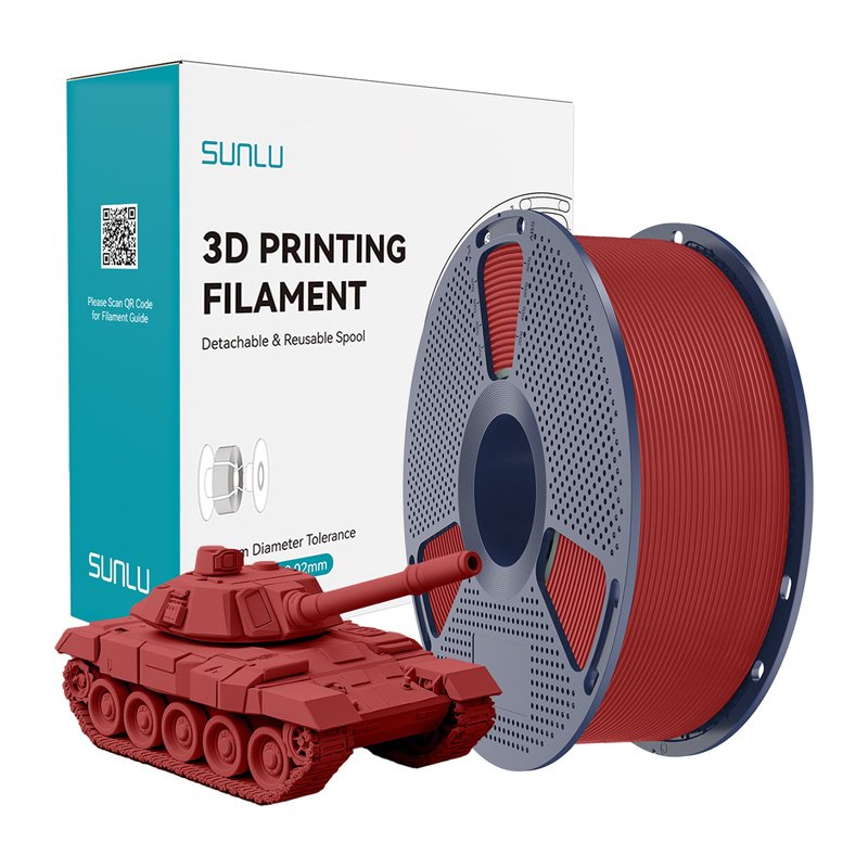Sunlu PLA High-Speed Red Filament