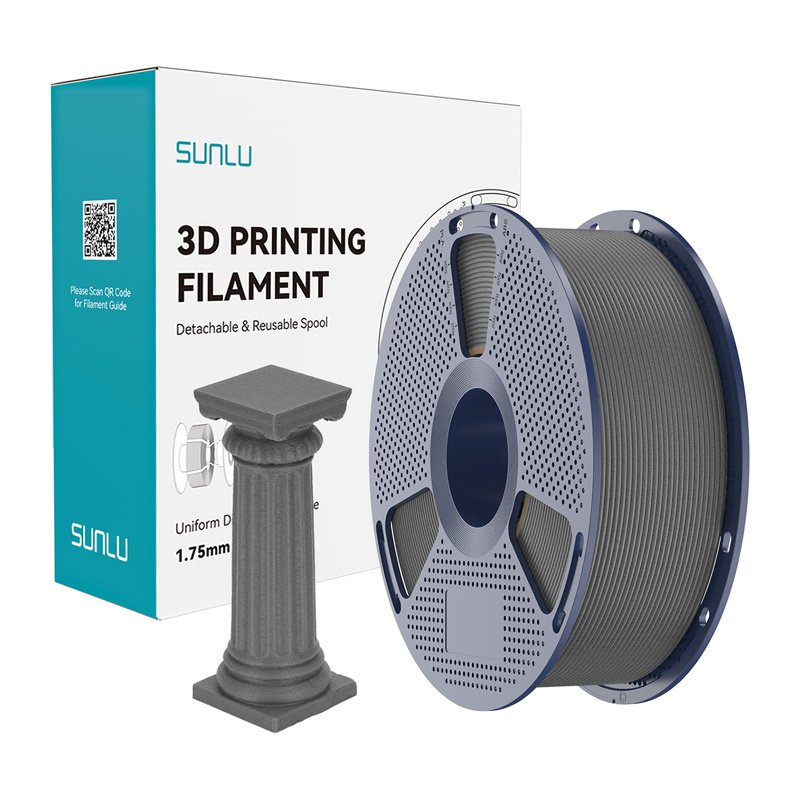 Filament Sunlu PLA High-Speed Marble Szary Beton