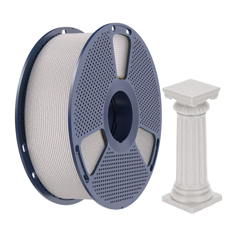 Sunlu PLA High-Speed Marble Filament (light gray)