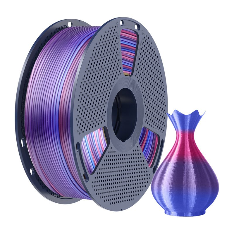 Sunlu PLA Silk Filament (Rainbow 02)