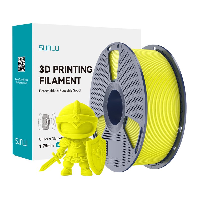 Sunlu PLA Filament (Yellow)