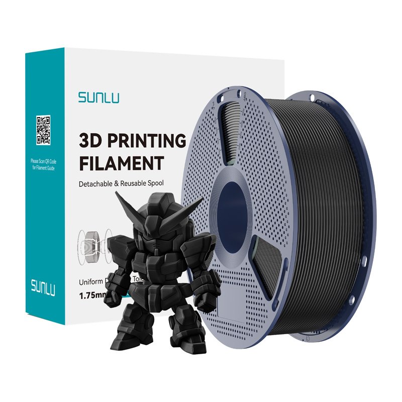 Sunlu PLA 2.0 Filament (Black)
