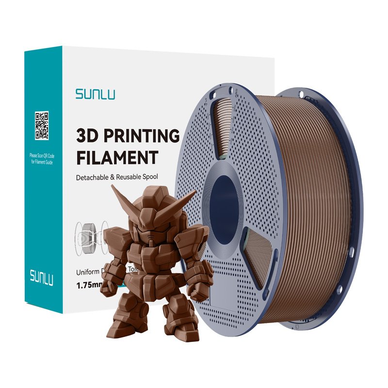 Sunlu PLA 2.0 Filament (Coffee Brown)
