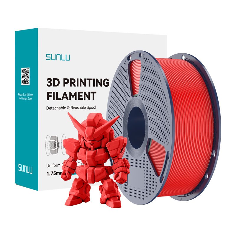 Sunlu PLA 2.0 Filament (Red)