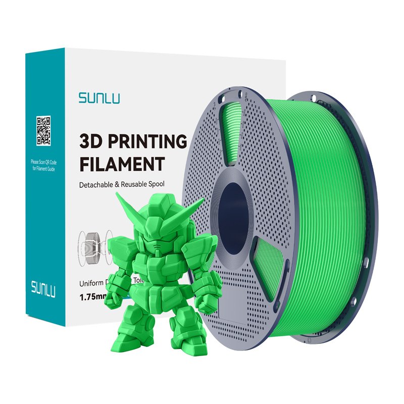 Sunlu PLA 2.0 Filament (Green)