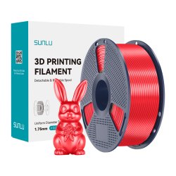 Sunlu PLA Silk Filament (Red)