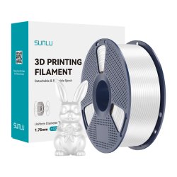 Sunlu PLA Silk Filament (White)