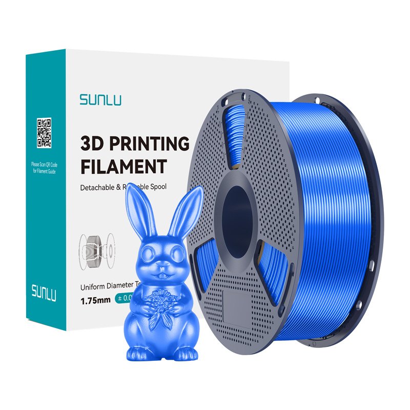 Sunlu PLA Silk Filament (blue)